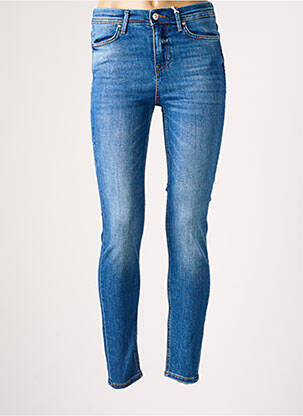 Jeans skinny taille haute taille haute bleu GUESS femme