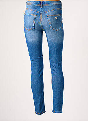 Jeans skinny taille haute taille haute bleu GUESS femme