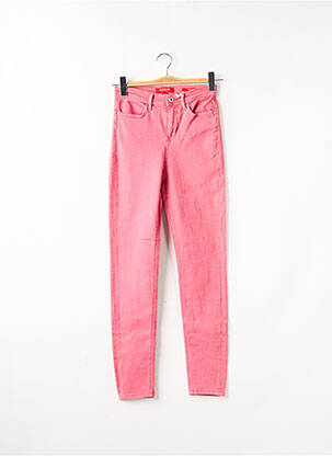 Jeans skinny taille haute taille haute rose GUESS femme