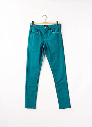 Pantalon slim stretch taille normale vert IKKS femme