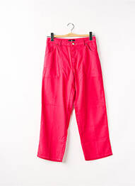 Pantalon 7/8 taille haute taille haute rose ONE STEP femme