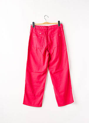Pantalon 7/8 taille haute taille haute rose ONE STEP femme