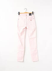 Pantalon slim rose GUESS pour femme seconde vue