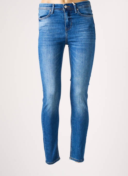 Jeans skinny taille haute taille haute bleu GUESS femme