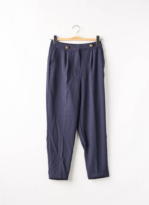 Pantalon 7/8 taille haute taille haute gris CAMAIEU femme