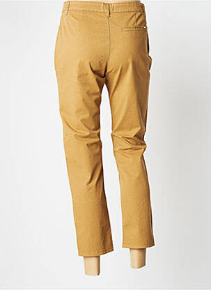 Pantalon 7/8 taille haute taille haute marron IKKS femme