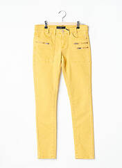 Jeans coupe slim jaune IKKS pour femme seconde vue