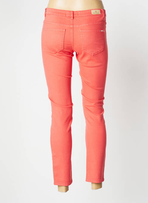 Jeans coupe slim orange IKKS pour femme