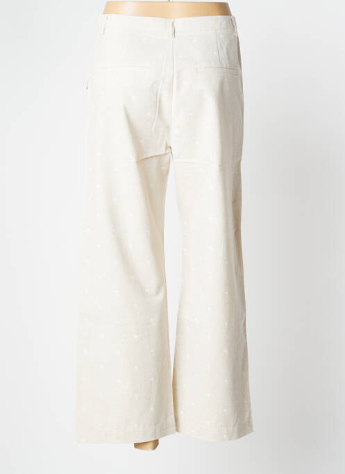 Pantalon 7/8 beige I.CODE (By IKKS) pour femme