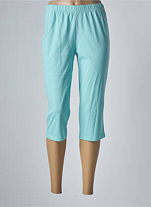 Pantacourt stretch taille normale bleu DAMART femme