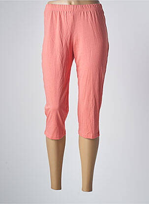 Pantacourt stretch taille normale orange DAMART femme