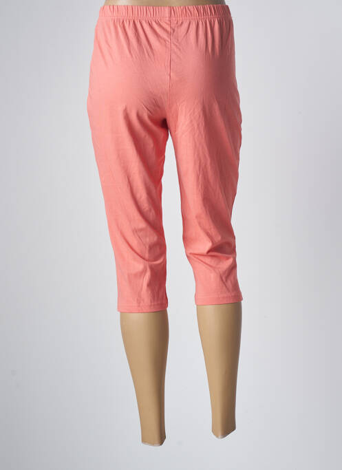 Pantacourt coupe droite taille normale orange DAMART femme