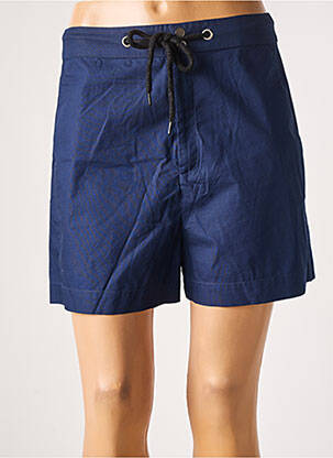 Short coupe droite taille haute bleu I.CODE (By IKKS) femme