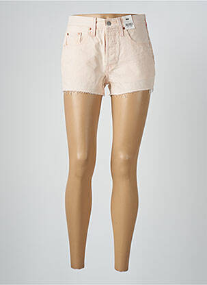Short fermeture zippée sous rabat boutonné taille haute chair LEVIS femme