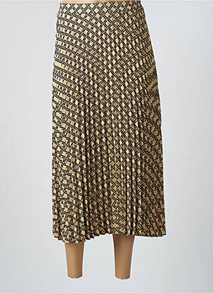 Jupe longue coupe fluide beige SALSA femme