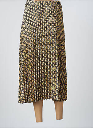 Jupe longue coupe fluide beige SALSA femme
