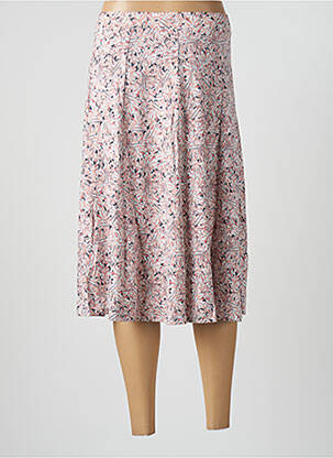 Jupe mi-longue stretch rose DAMART femme