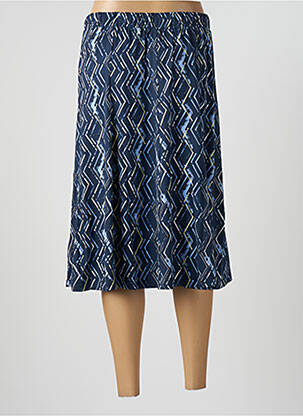 Jupe mi-longue stretch bleu DAMART femme