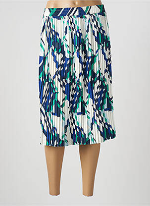Jupe mi-longue stretch bleu DAMART femme