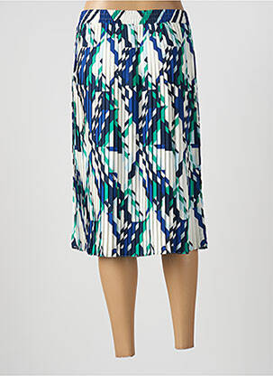 Jupe mi-longue stretch bleu DAMART femme