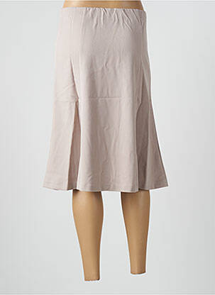 Jupe mi-longue taille normale beige DAMART femme