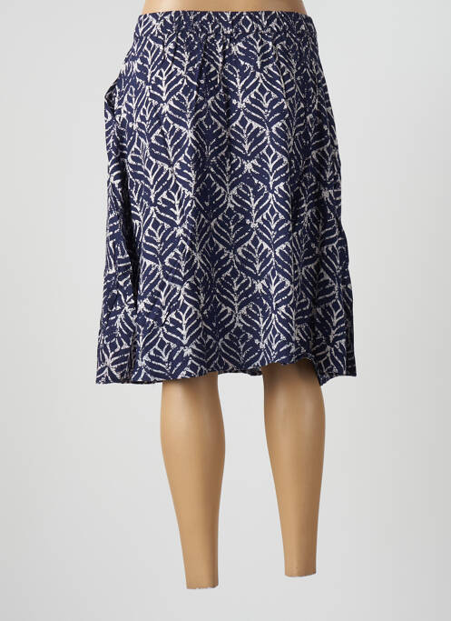 Jupe mi-longue bleu DAMART pour femme