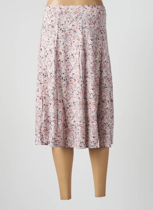 Jupe mi-longue rose DAMART pour femme