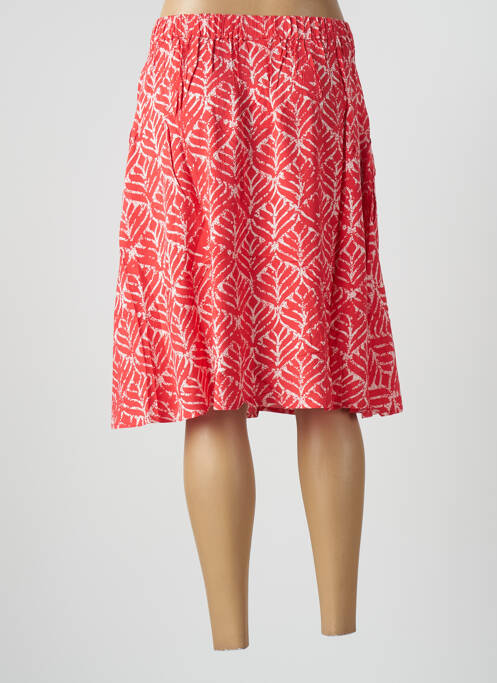 Jupe mi-longue rouge DAMART pour femme