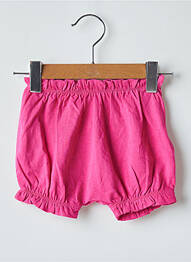 Short taille élastique taille élastique rose DPAM fille