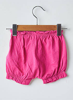 Short taille élastique taille élastique rose DPAM fille