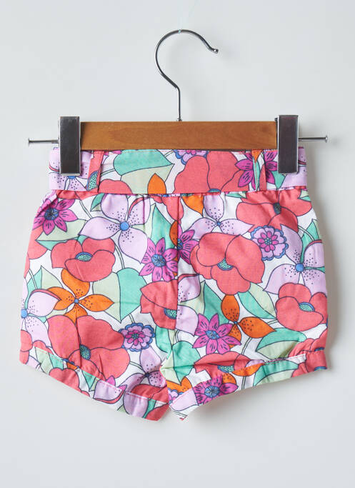 Short rouge DPAM pour fille