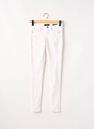 Pantalon slim skinny taille normale blanc GUESS femme