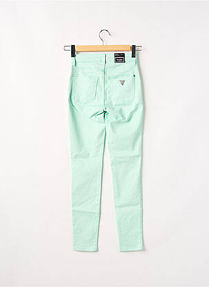 Pantalon slim skinny taille normale vert GUESS femme