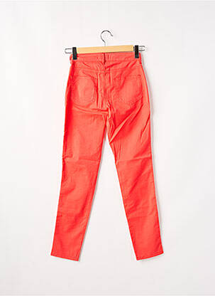 Pantalon slim stretch taille normale rouge ONE STEP femme