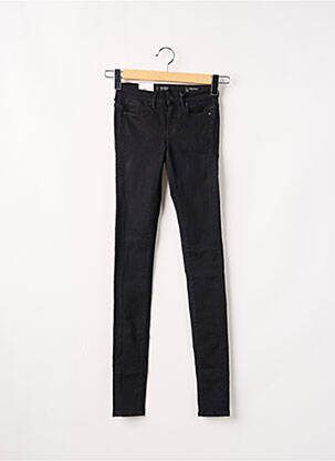 Pantalon slim skinny taille normale noir GUESS femme