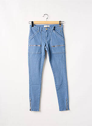 Pantalon slim skinny taille normale bleu IKKS femme