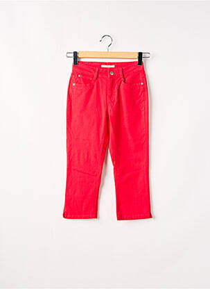 Pantacourt poches rouge CAMAIEU femme