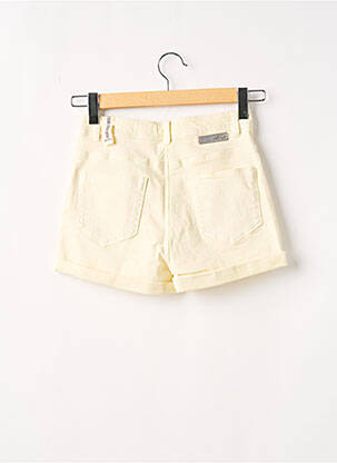 Short fermeture zippée sous rabat boutonné taille normale jaune IKKS femme