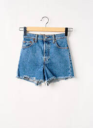 Short taille haute taille haute bleu LEVIS femme