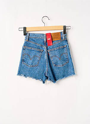 Short taille haute taille haute bleu LEVI'S femme
