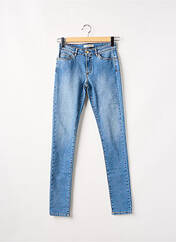 Jeans coupe slim bleu I.CODE (By IKKS) pour femme seconde vue