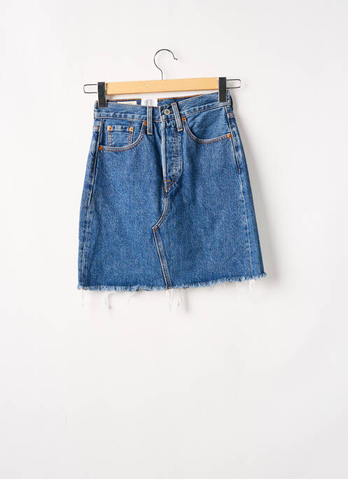 Jupe courte bleu LEVIS pour femme