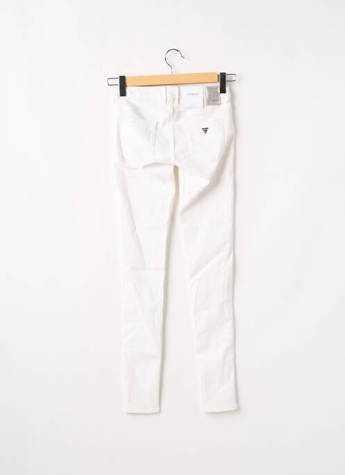 Pantalon slim blanc GUESS pour femme
