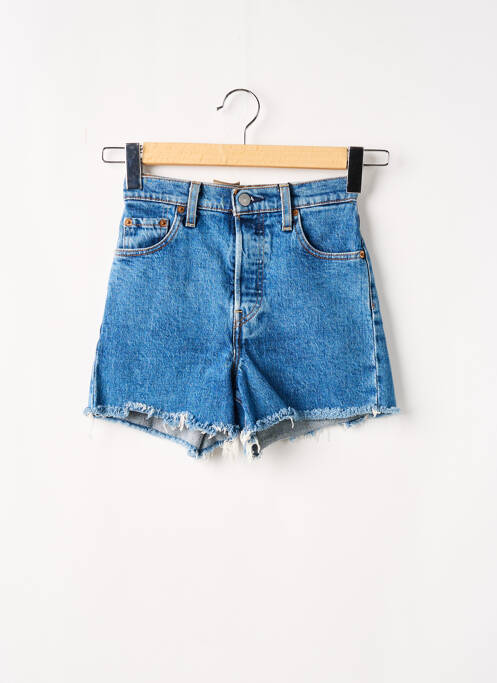 Short bleu LEVIS pour femme