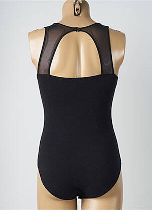 Body stretch sans manche noir UNDIZ femme