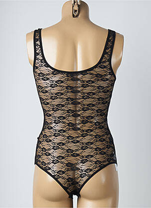 Body col rond sans manche noir UNDIZ femme