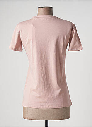T-shirt sérigraphie manches courtes rose GUESS femme