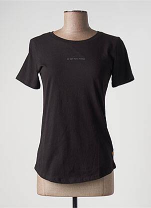 T-shirt noir G STAR pour femme