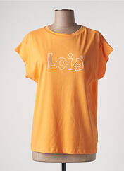 T-shirt orange LOIS pour femme seconde vue