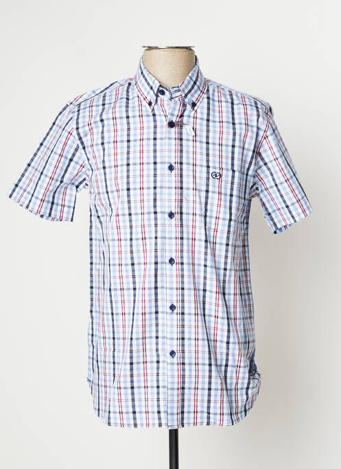 Chemise manches courtes bleu DAMART pour homme